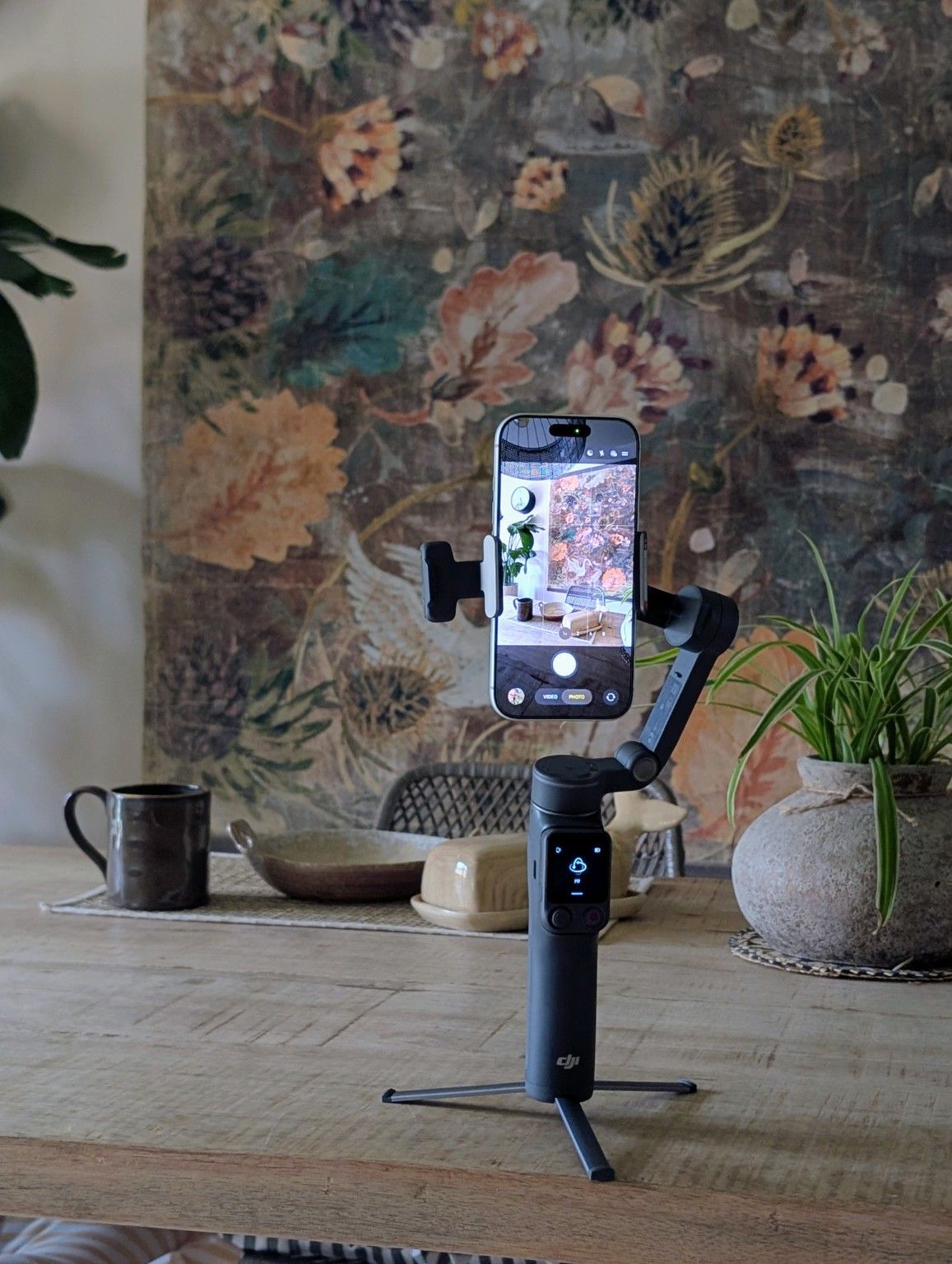 Filming outdoors with gimbal at golden hour